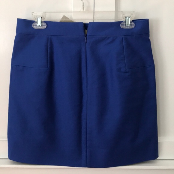 Blue J Crew pencil skirt - Picture 2 of 4